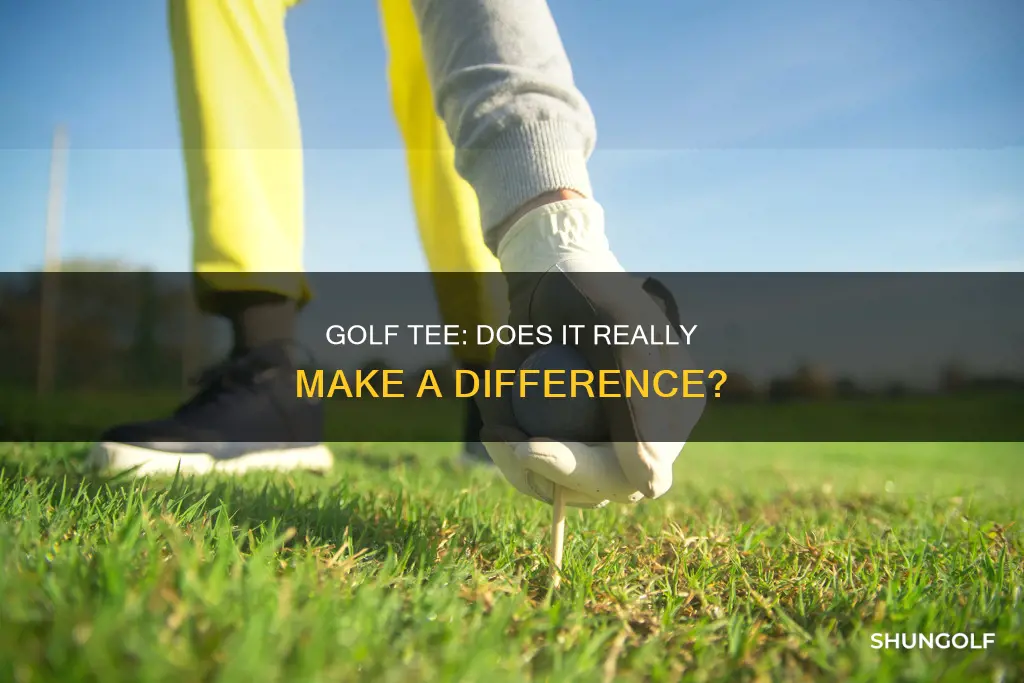 does golf tee matter