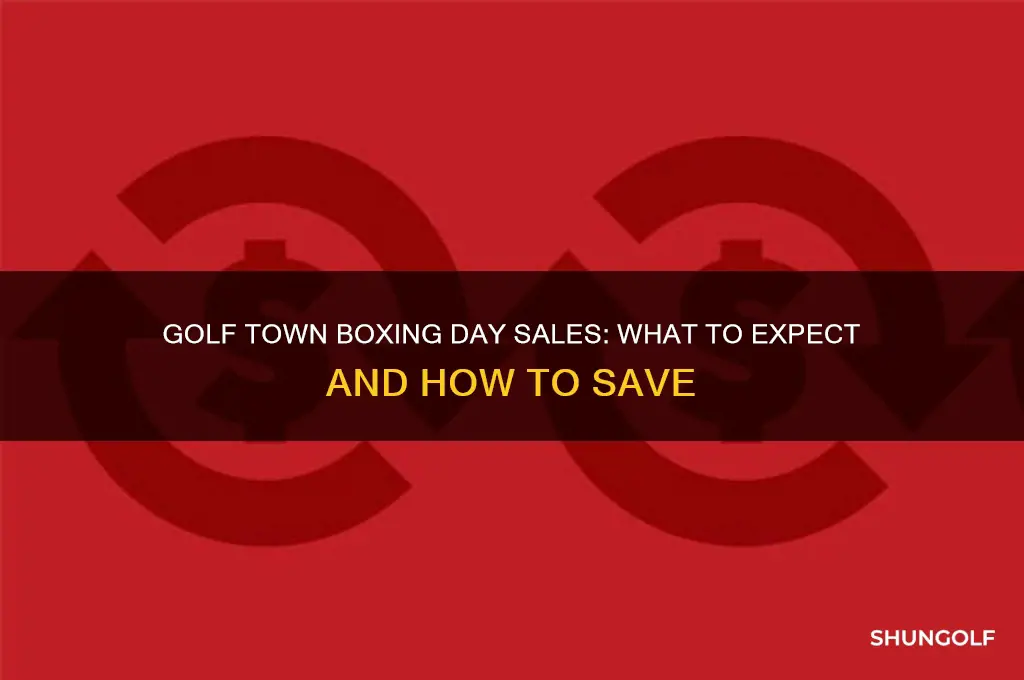 does golf town have boxing day sales