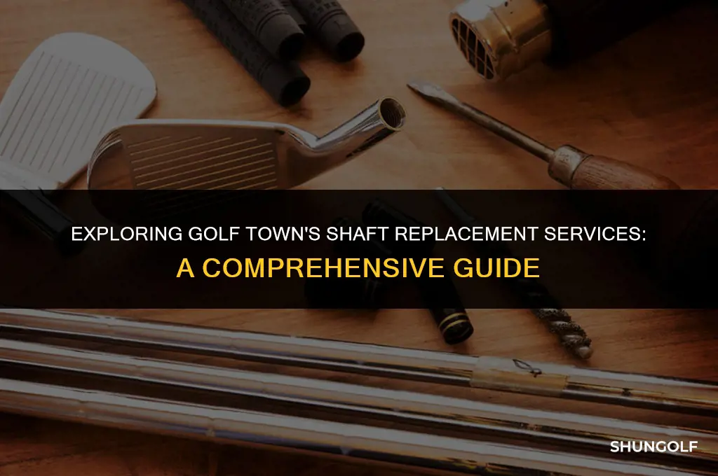 does golf town replace shafts