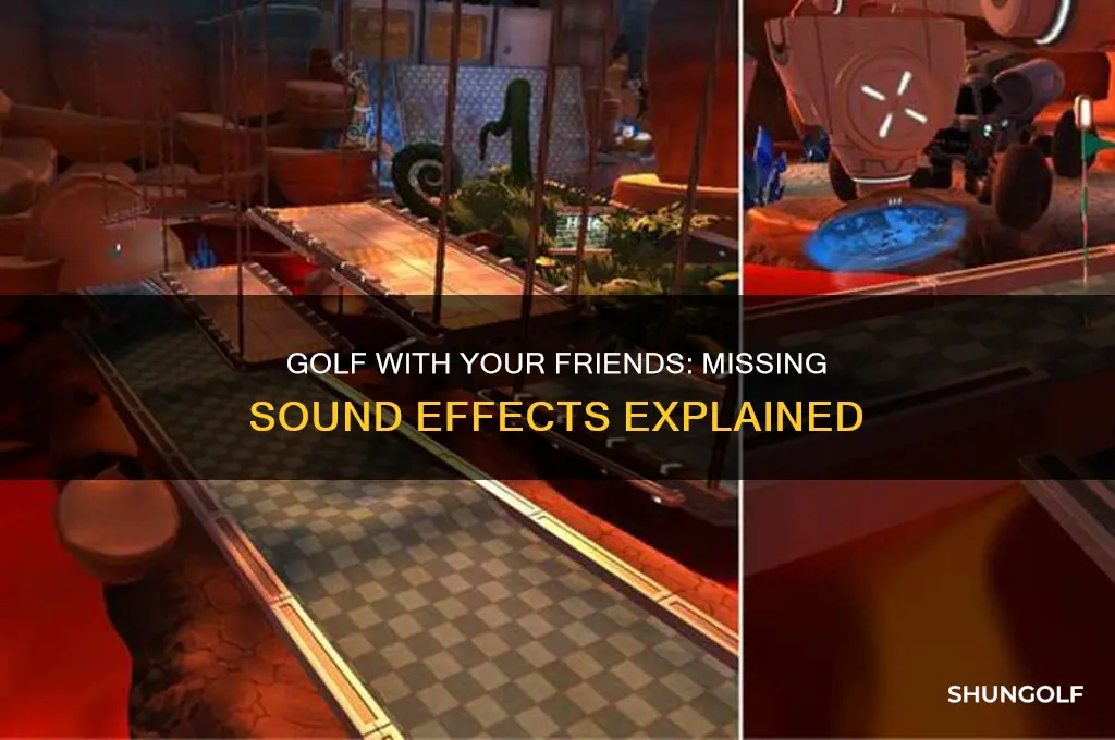 does golf with your friends not come with sound