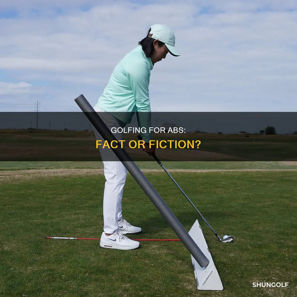 does golf work your abs