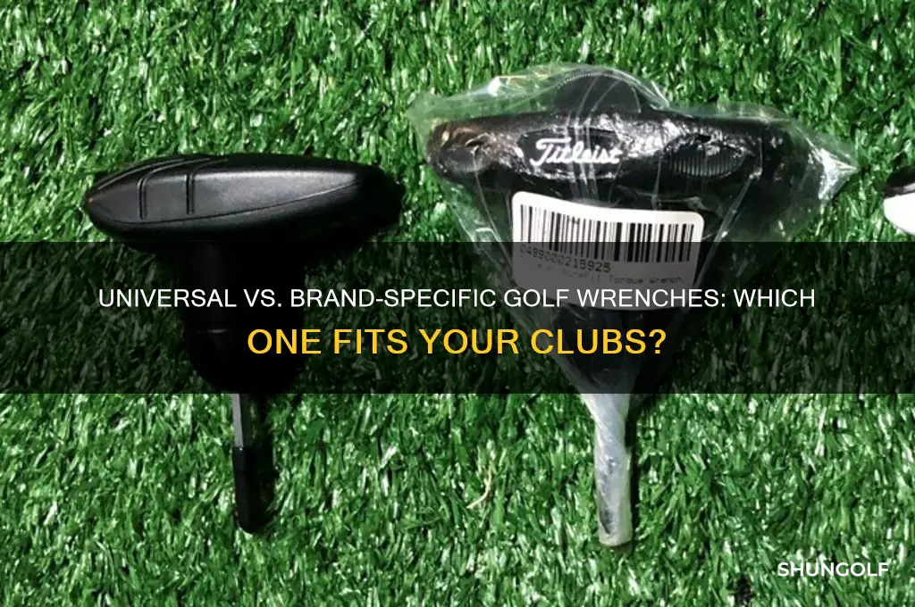 does golf wrench have to be for specific brands