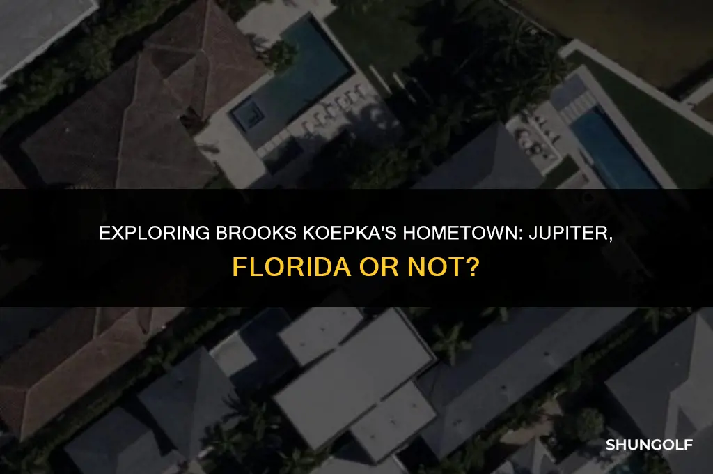 does golfer brooks koepka live in jupiter