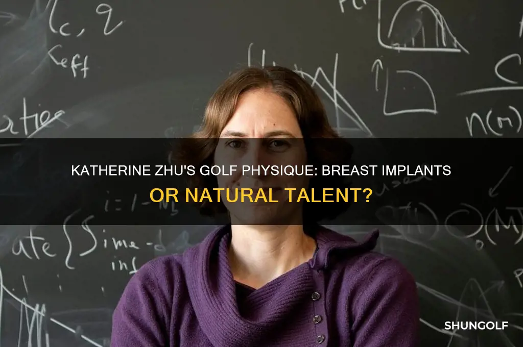 does golfer katherine zhu have breat implants