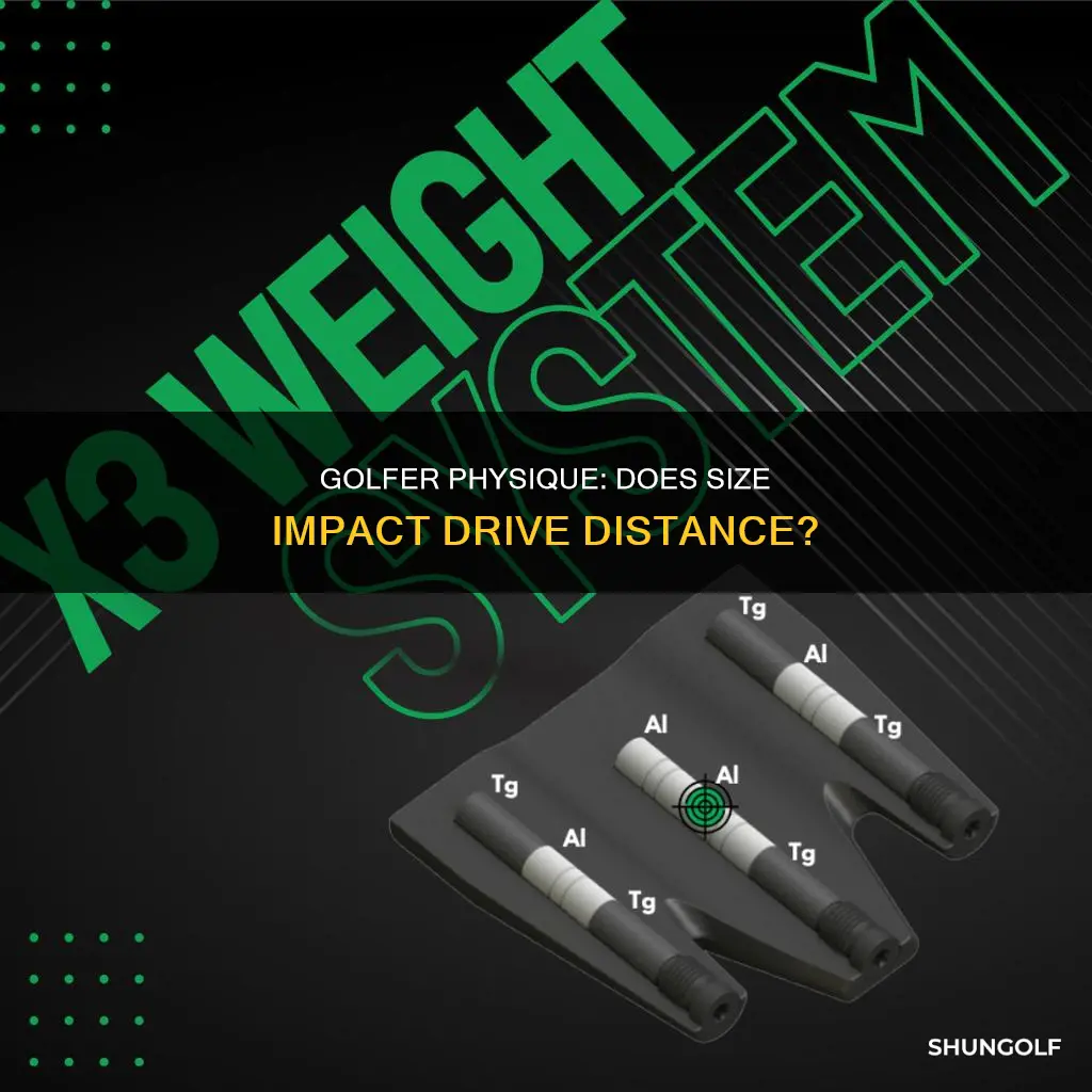 does golfer mass affect distance