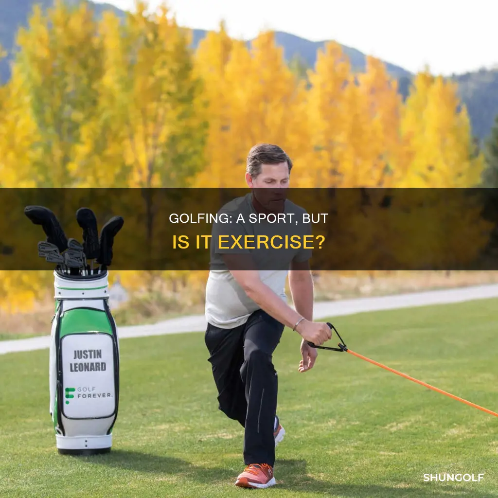 does golfing count as exercise