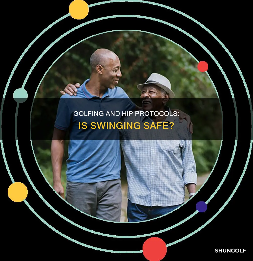 does golfing violate hip protocols