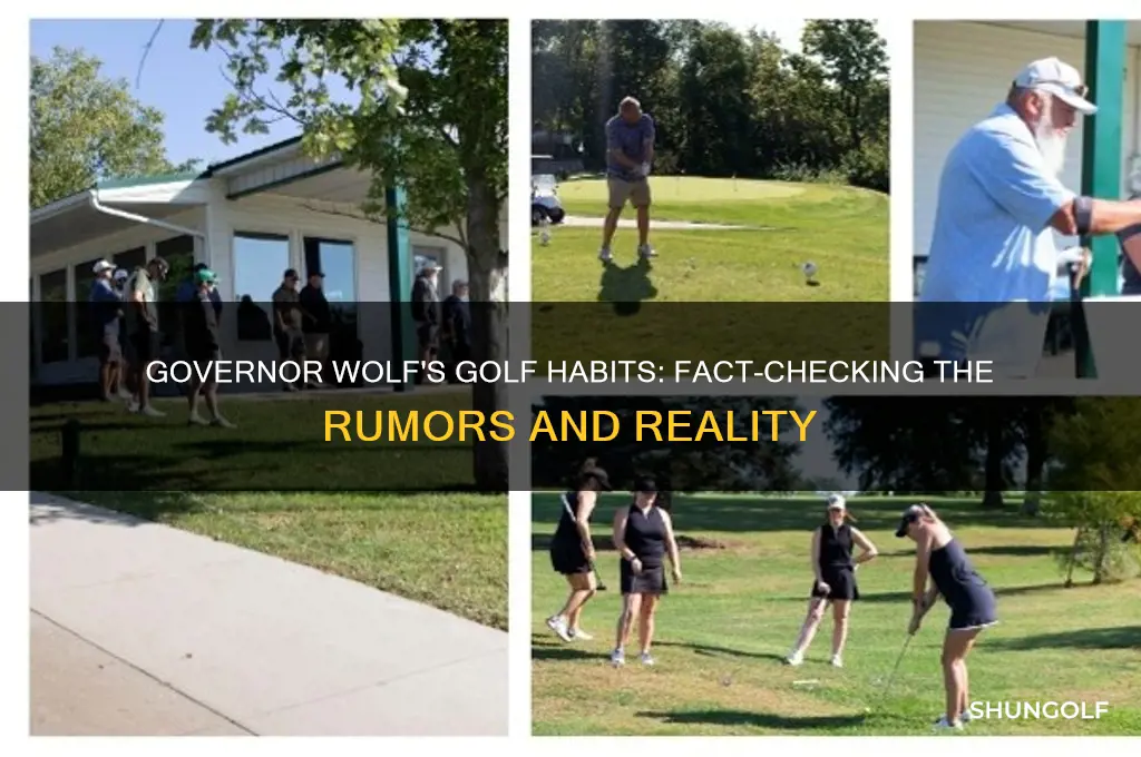 does governor wolf play golf