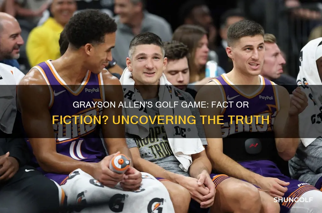 does grayson allen play golf