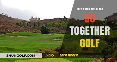 Green and Black on the Golf Course: A Stylish Match?