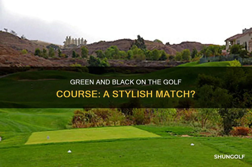 does green and black go together golf
