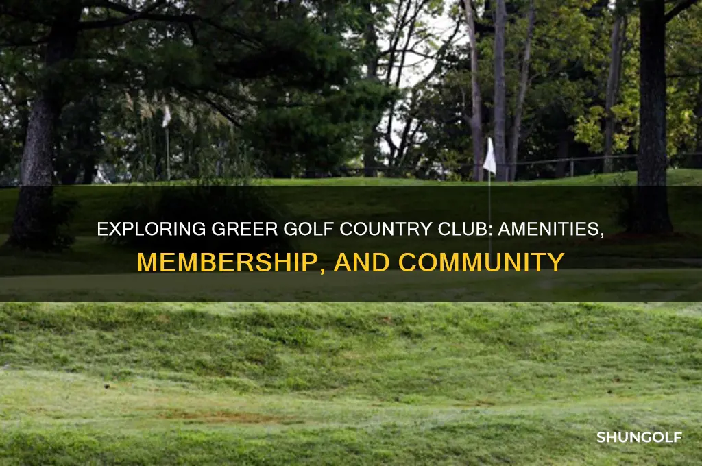 does greer golf country club