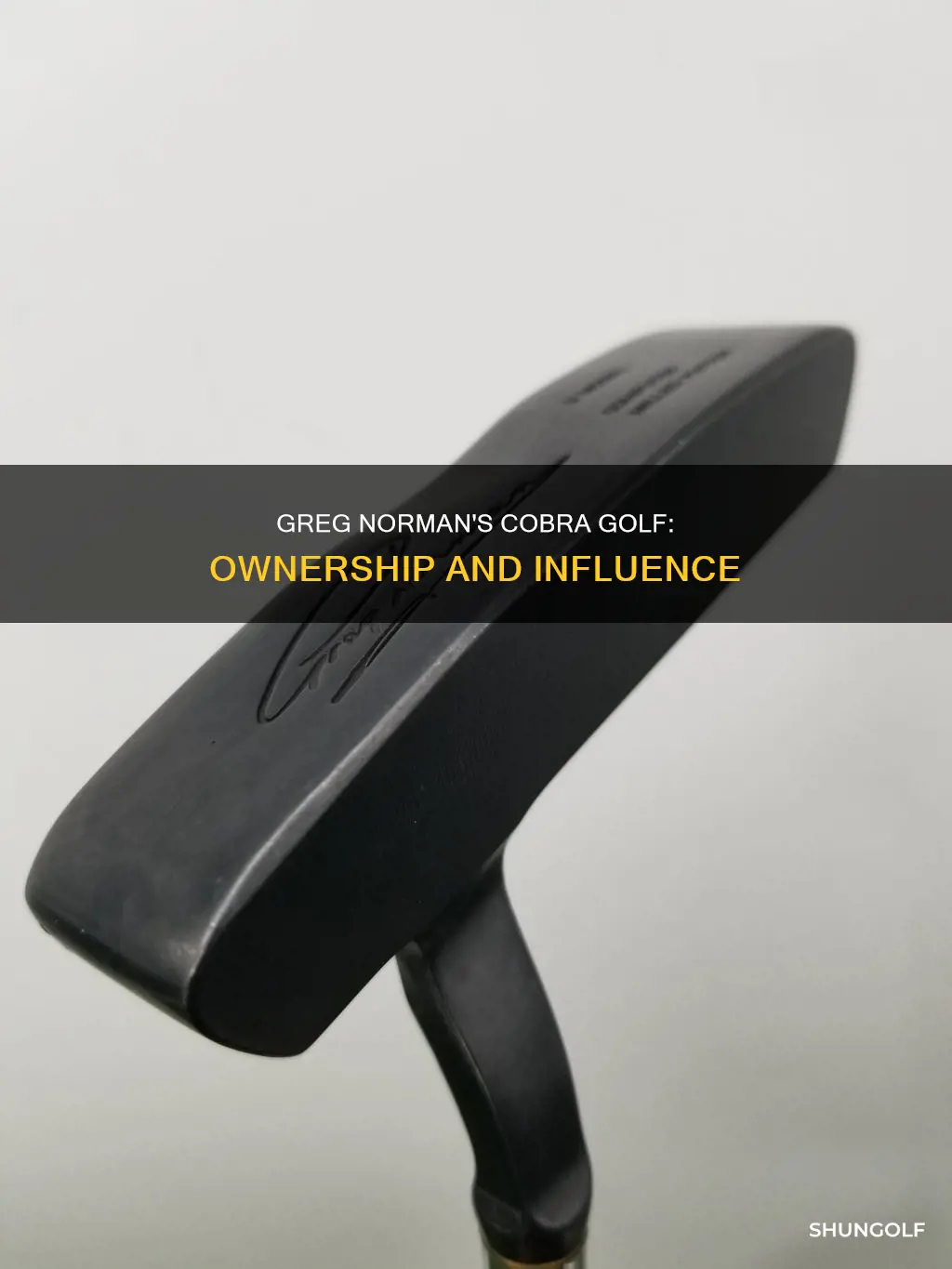 does greg norman own cobra golf