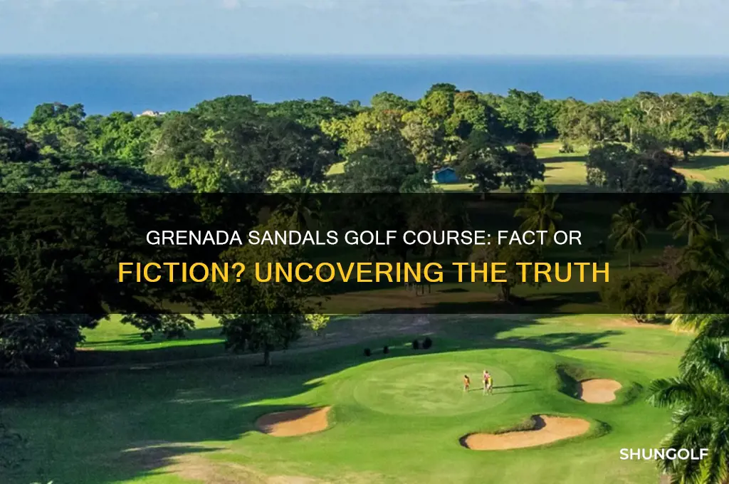 does grenada sandals have a golf course