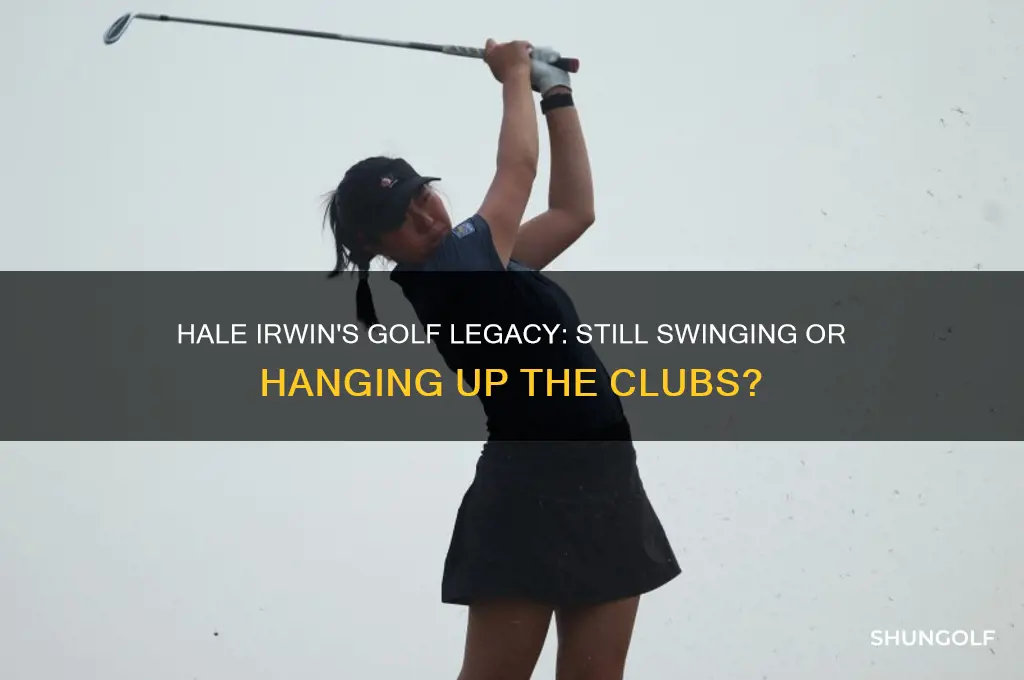 does hale irwin still play golf