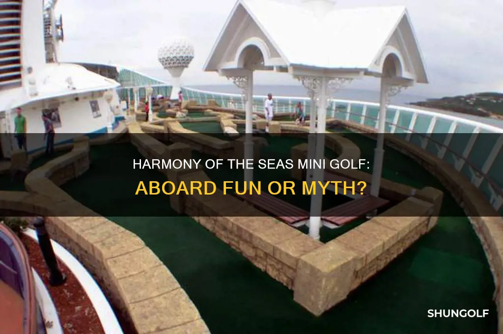 does harmony of the seas have mini golf