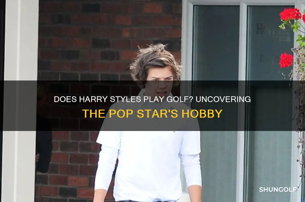 does harry styles play golf