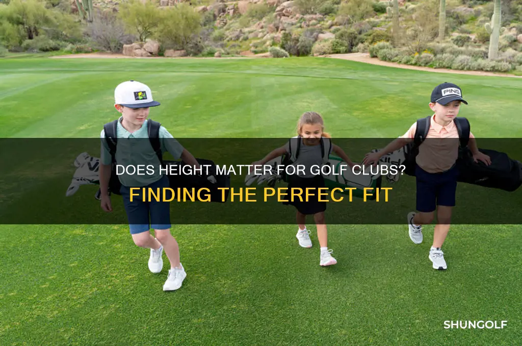 does height matter for golf clubs