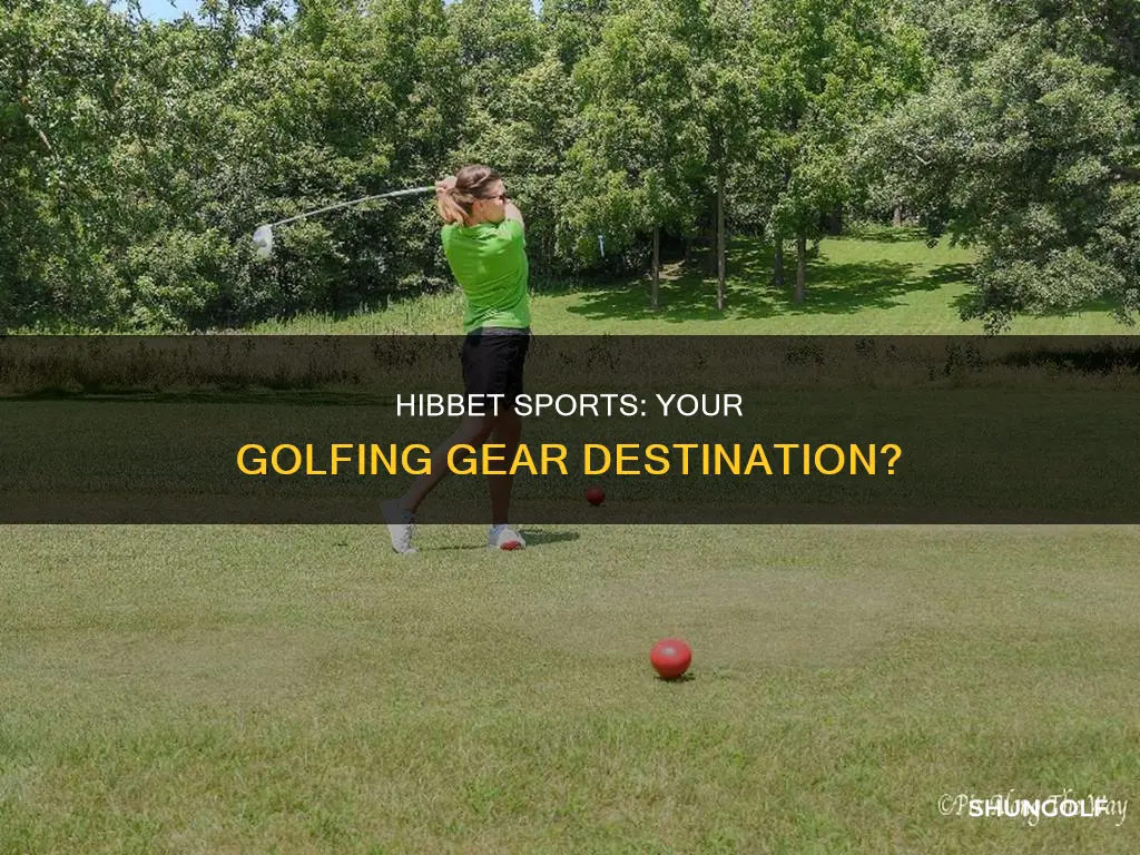 does hibbet sports have golf stuff