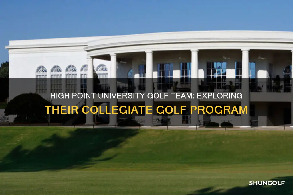 does high point university have a golf team