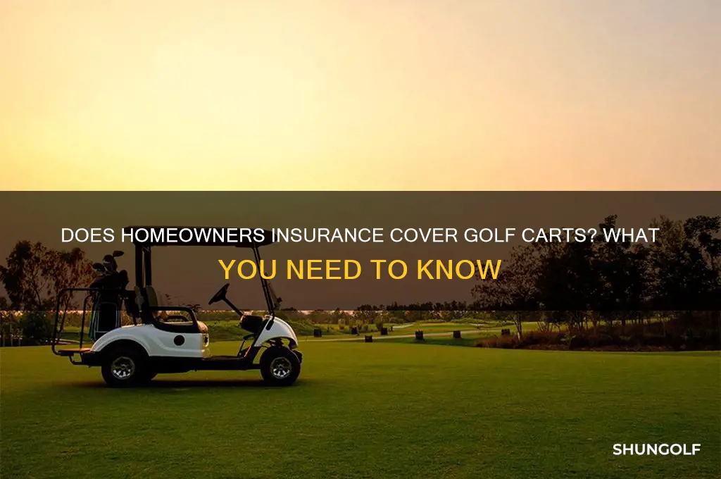 does homeowners cover golf carts