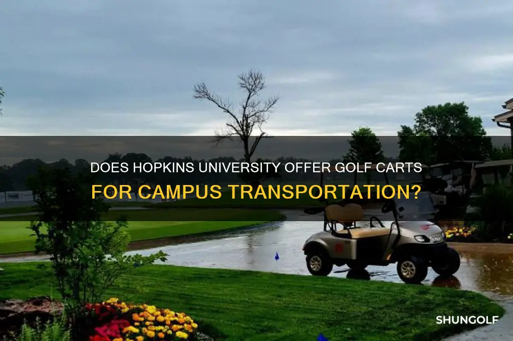 does hopkins have golf carts
