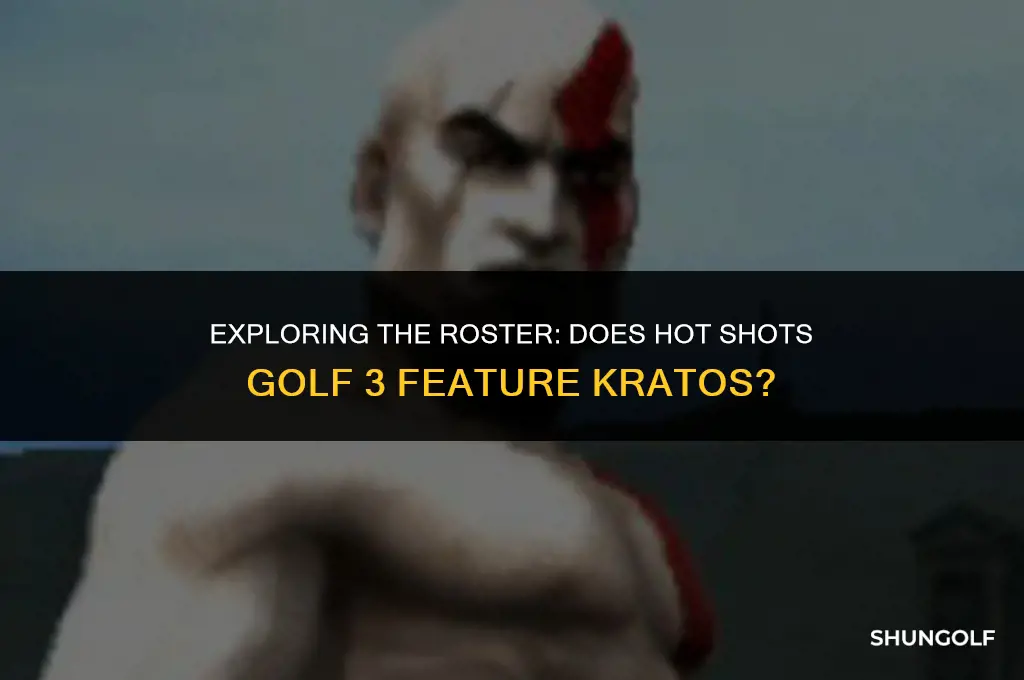 does hot shots golf 3 have kratos