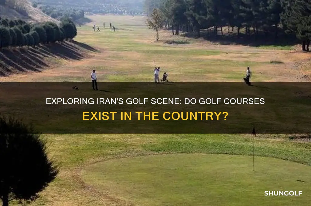 does iran have golf courses
