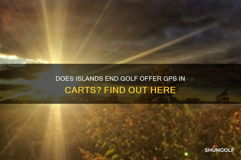 does islands end golf have gps in carts