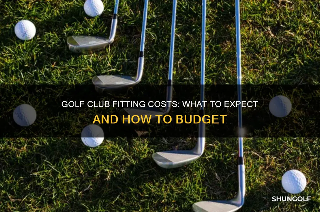 does it cost money to get fitted for golf clubs