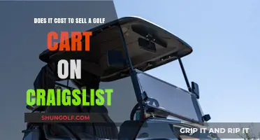 Selling Your Golf Cart on Craigslist: What Are the Costs?