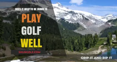 Golf and Intelligence: Does Being 'Dumb' Improve Your Game?