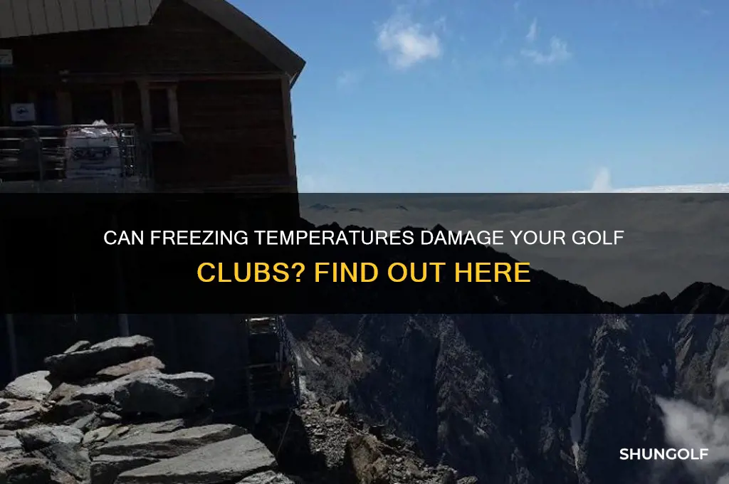 does it hurt golf clubs to freeze