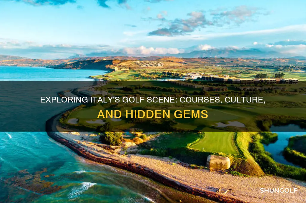 does italy have golf courses