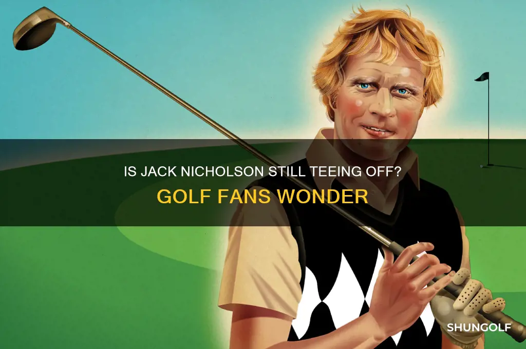 does jack nicholson still play golf