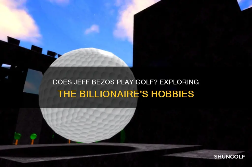 does jeff bezos play golf