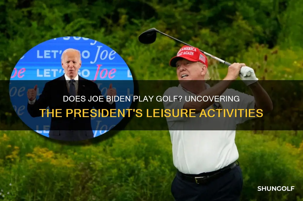 does joe biden play golf