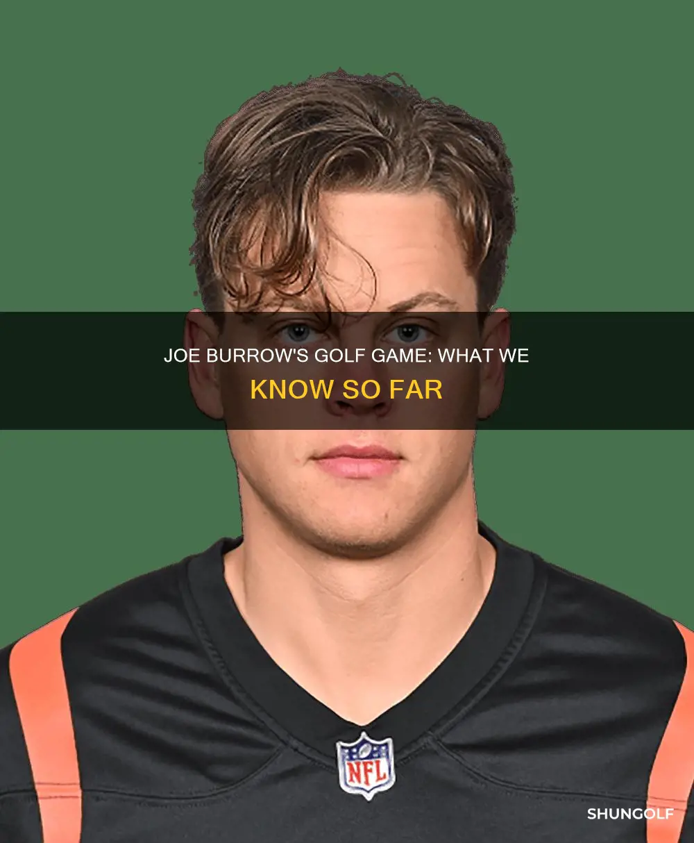 does joe burrow golf