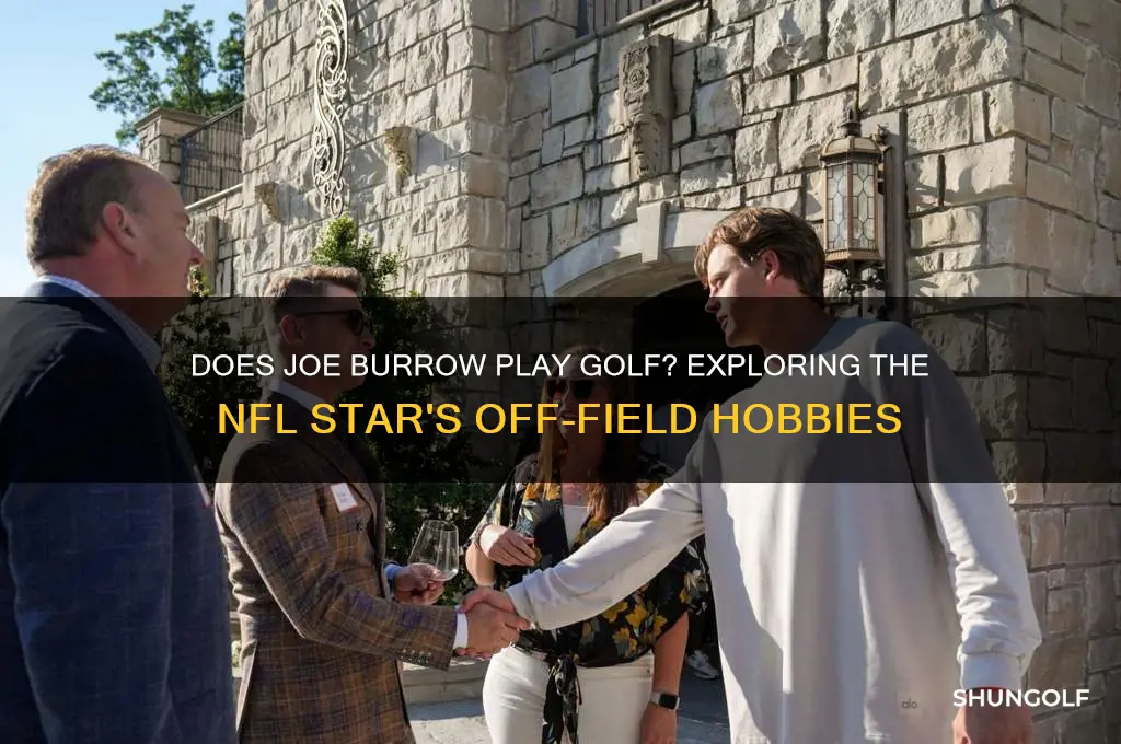 does joe burrow play golf
