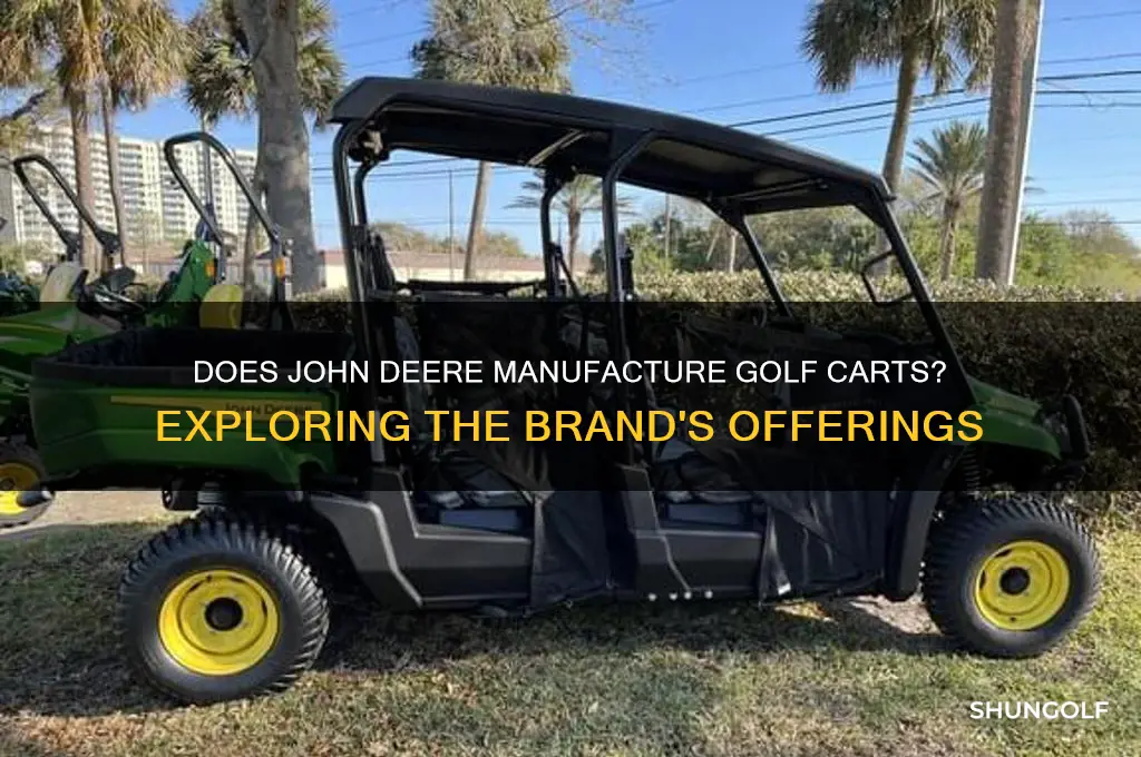 does john deere make golf carts