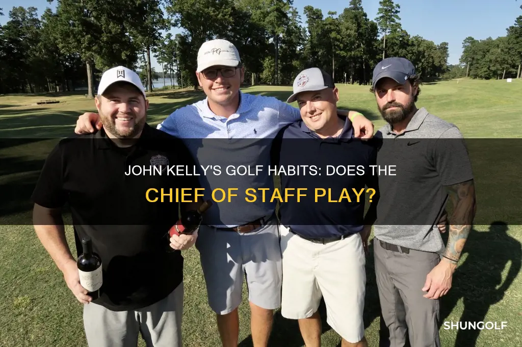 does john kelly play golf chief of staff