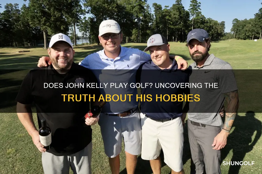 does john kelly play golf