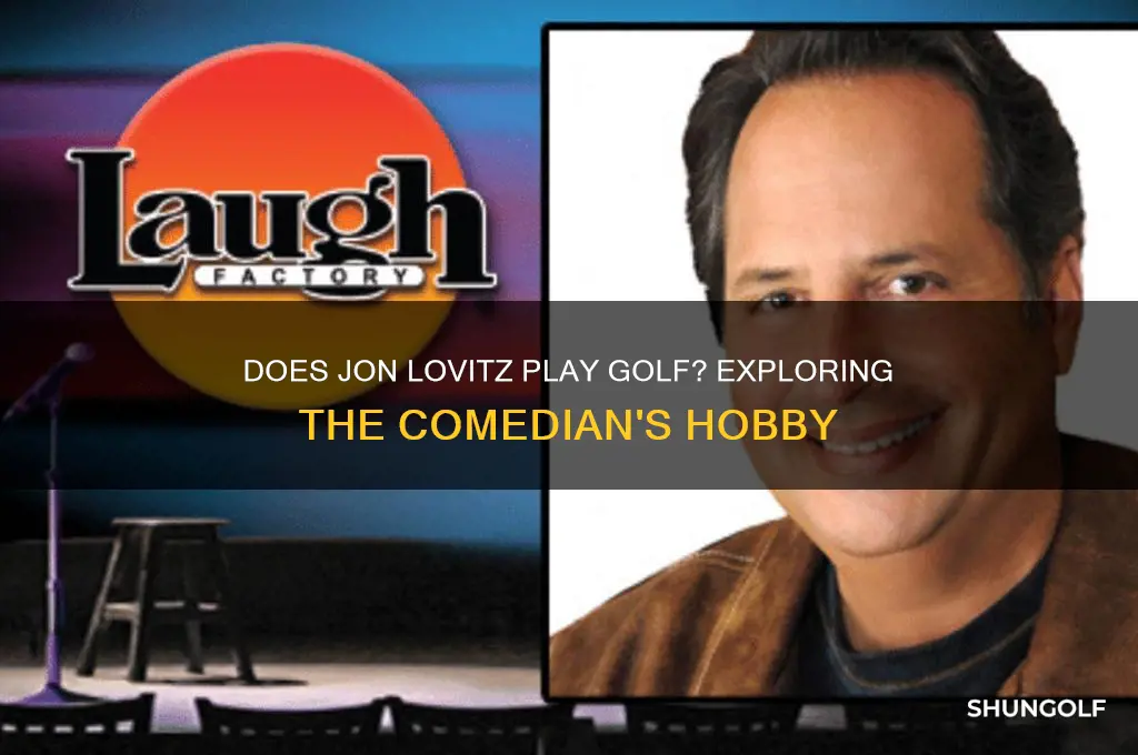 does jon lovitz play golf