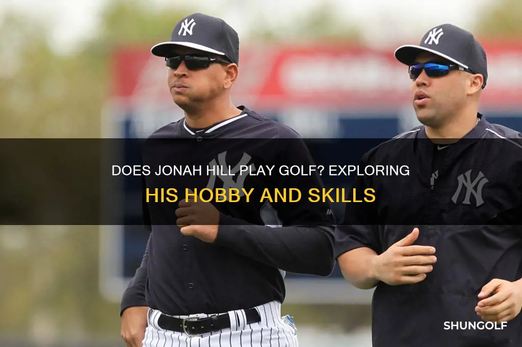 does jonah hill play golf