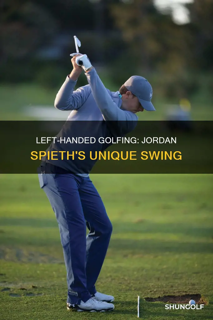 does jordan spieth golf left handed
