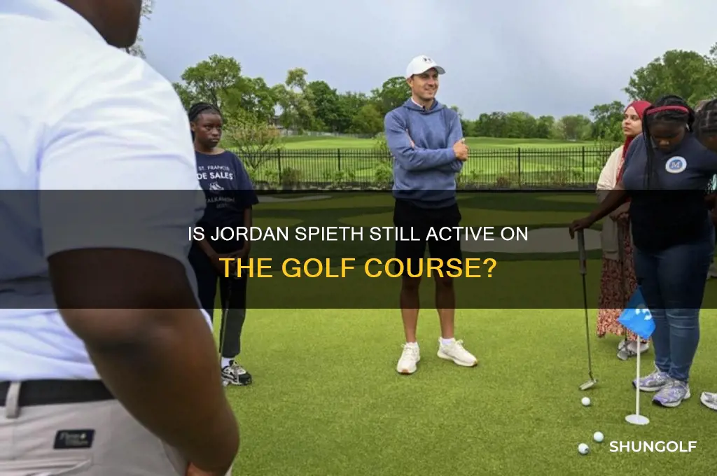 does jordan spieth still play golf