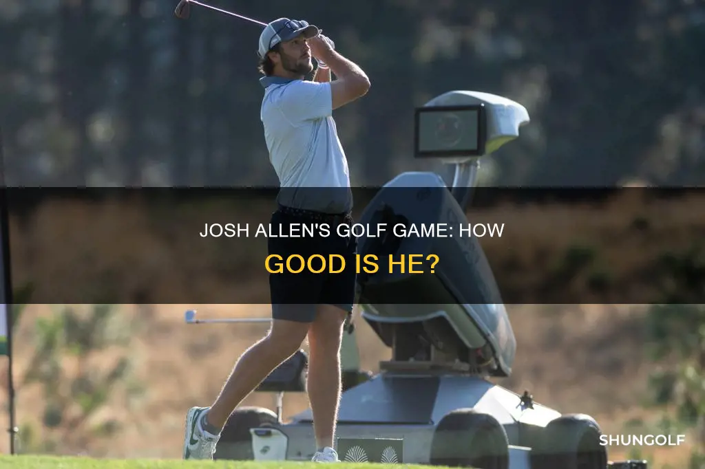 does josh allen golf