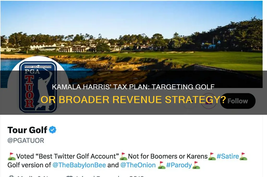 does kamala harris want to tax golf