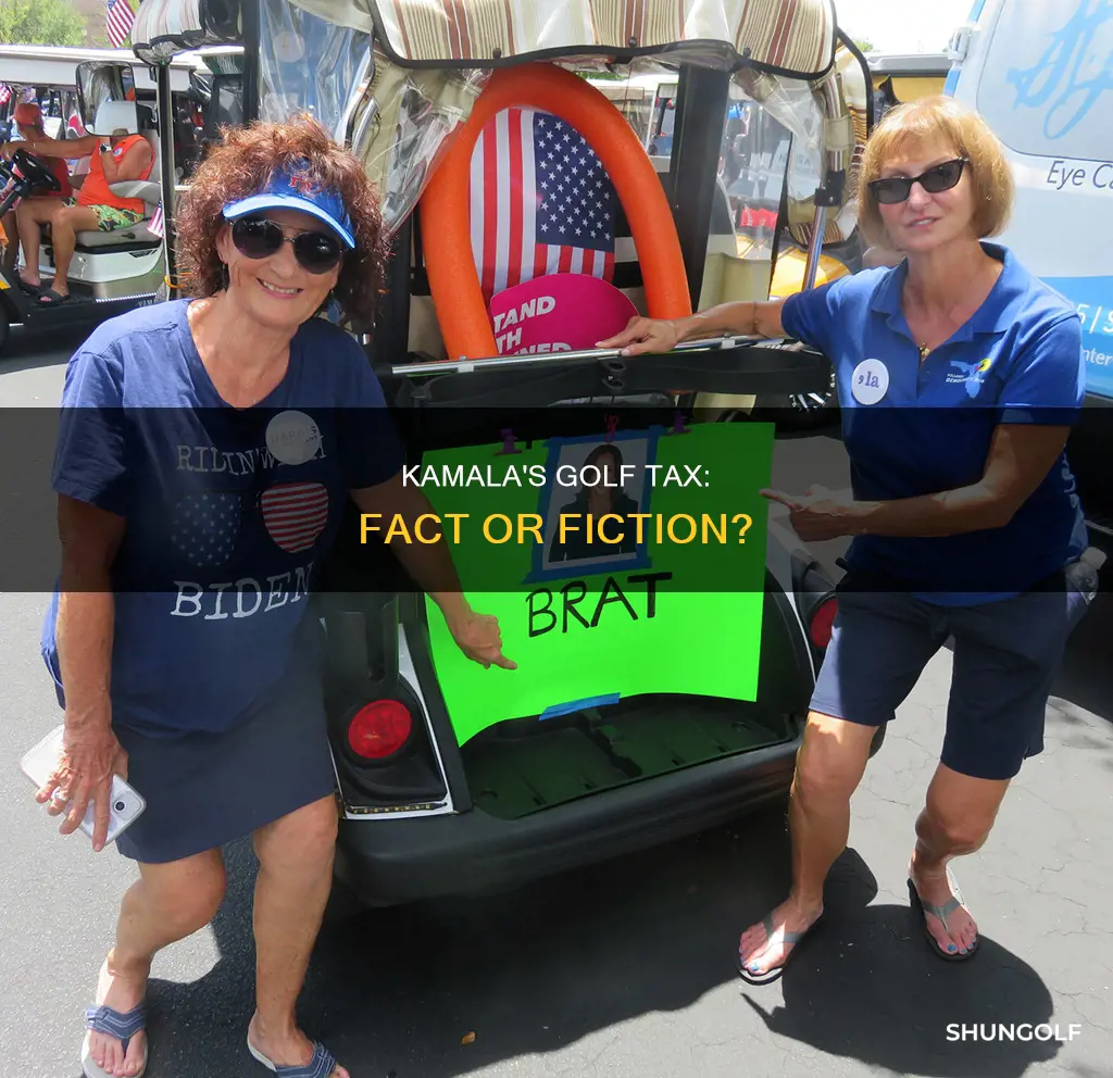 does kamala want to tax golf