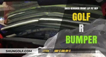 Kersher Front Lip Compatibility with Rep Golf R Bumper Explained